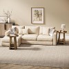 Tribesigns Round End Table, 2-Tier Side Table, Bedside Accent Furniture for Small Spaces, Living Room, Bedroom, Brown - 2 of 4