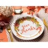 Juvale 80 Pack Give Thanks Disposable Paper Plates, Thanksgiving Party Supplies, 9 In - 3 of 4