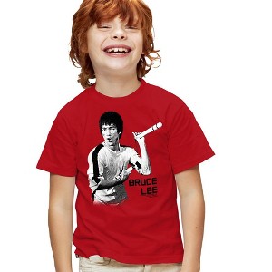 Boys' Short Sleeve Bruce Lee Nunchucks T-Shirt - 1 of 4