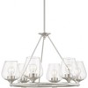 Livex Lighting Willow 6 - Light Chandelier in  Brushed Nickel - 3 of 4