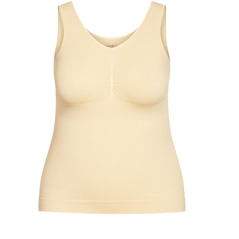 AVENUE | Seamless Shaping Cami - beige, 3 of 3