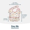 Tiny Twinkle Mess-Proof and Waterproof Baby Food Bib for Boys or Girls, Machine Washable and BPA-Free w/Adjustable Closure - 3 of 4