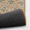 28"x84" Floral Block Memory Foam Runner Rug Yellow - Threshold™ - 4 of 4