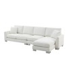 YOOCOZZ L-Shaped Chenille Sectional Sofa with Chaise Lounge and Silver Aluminum Feet - 2 of 4