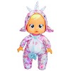 Cry Babies Tiny Cuddles Dinos Stella with Narwhal Dinosaur Themed Metallic Pajamas 9" Baby Doll - 2 of 4