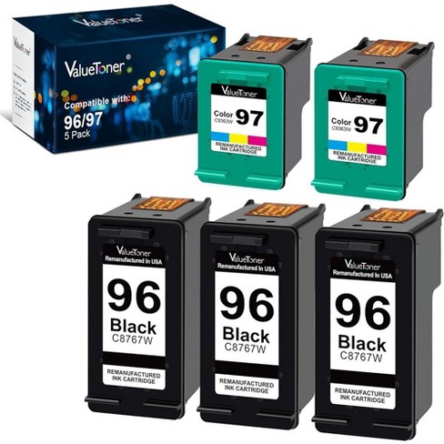 Valuetoner Ink Cartridge Replacement For Hp 96 97 For Deskjet 6000 9800 ...