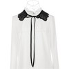 Elerevyo Women Rhinestone Detachable Fake Peter Pan Collar Little Shawl 1 Pc - 2 of 4