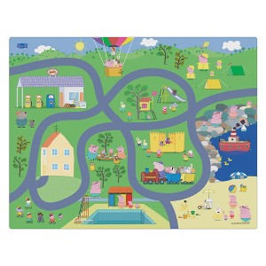 Imaginmat: Jumbo -Peppa Pig - Floor Playmat & 2 Toy Cars, 47 x 61",Ages 3+ - 1 of 4
