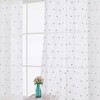 Pom Pom Voile Sheer Grommet Window Curtain Panels - image 3 of 4