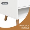 Sleek and Contemporary Shoe Cabinet with Adjustable Shelves, Minimalist Home Organizer with Solid Wood Legs - Leovsnove - 4 of 4