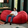Jaxx Grand Lounger 7 Foot Bean Bag Sofa -Lush Velvet - 3 of 4
