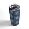 Schatzi Brown Mudcloth 3 Denim Travel Mug 20 oz Stainless Steel Travel Mug - Deny Designs - 2 of 4