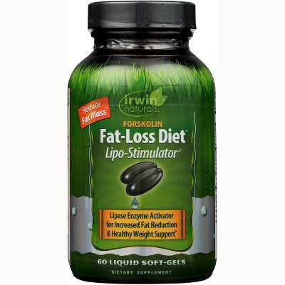 Irwin Naturals Weight Loss Supplements Forskolin Fat-Loss Diet Softgel 60ct