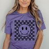 Simply Sage Market Women's Halloween Bat Smiley Face Short Sleeve Graphic Tee - 2 of 4