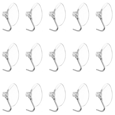 Unique Bargains Waterproof Reusable Window Wall Door Suction Cup Hooks and Hangers