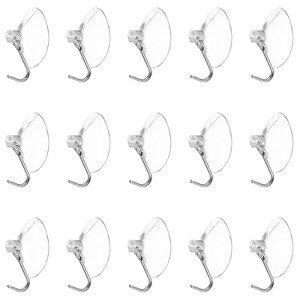 Unique Bargains Waterproof Reusable Window Wall Door Suction Cup Hooks and Hangers - 1 of 3