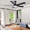 BestParts 52 Inch Ceiling Fan, Remote Controlled Ceiling Fan with LED Light, 6-Speed ​​Reversible Motor, Solid Wood Blades, For Indoor Use - 2 of 4