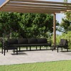 vidaXL Garden Lounge Set Anthracite Aluminum Modular Garden Lounge Set - 2 of 4