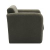 Ridstar Modern Upholstered Armchair with Back And Pillow For Living Room, Bedroom & Reception Waiting Room-Green - 3 of 4