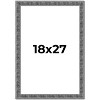 PosterPalooza | Distressed Black Picture Frame - UV Acrylic, Foam Board Backing, Hanging Hardware - 2 of 4