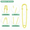 Unique Bargains Sewing Upholstery Spring Lock Blanket Bulk Large Safety Pins 30 Pcs - 2 of 4