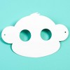 Bright Creations 48-Pack Blank DIY Monkey Mask for Kids Costume Party Arts and Crafts, White 3.8" x 5.9" - 4 of 4
