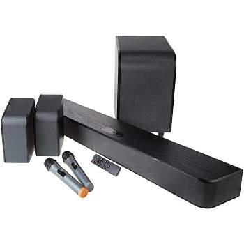 Vivitar Home Theater Soundbar System with 4 3” Full Frequency Drivers,2 Microphones, 2 Speakers and 6.5” Subwoofer