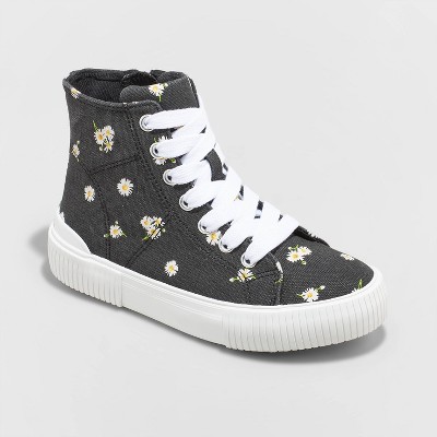 Girls' Cora Zipper Lace-Up Sneakers - Cat & Jack™