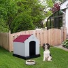 BestMassage Dog House Indoor & Outdoor Kennel with Weatherproof Puppy Shelter Pet Crate - 2 of 4