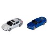 Theo Klein 3409 Parking Garage Tower Interactive Toy with 4 Levels, Double Tracks, and 2 Cars for Ages 3 and Up, Yellow and Blue - 2 of 4