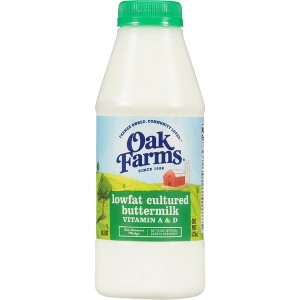 Oak Farms Lowfat Cultured Buttermilk - 1pt - 1 of 4