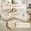 Kumasinova Premium Teddy Fleece Lounge Chair, Plush Single Sofa Chair with Pillow, Sturdy Wood Frame, Upholstered Couches for Living Room - 4 of 4