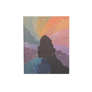 Ruled Journal 8"x10" Rainbow Beauty - Eccolo: Multicolor Hard Cover, Lined Paper, 256 Pages, Sewn Binding, All Ages - 1 of 4