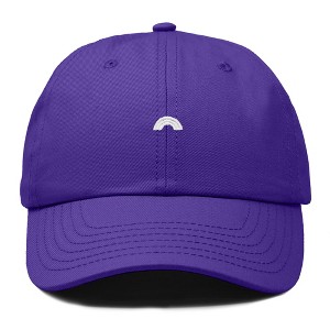 Dalix Lil Rainbow Embroidered Cotton Cap Summer Outdoor Dad Hat Womens - 1 of 4