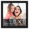 PosterPalooza | 8x8 Wood Frame with UV Acrylic, 6 Finishes: Black, White, Bronze, Silver, Wood, Mahogany - 2 of 4