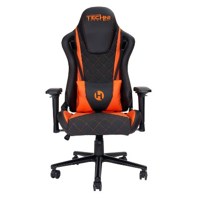 Ergonomic Gaming Chair Orange - Techni Sport