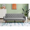 DOMETOUR Factory Tufted Back Sofa Mid-Century Convertible Sofa Bed for Living Room - 4 of 4