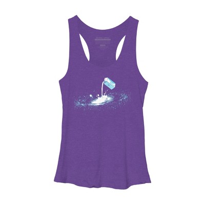 Women's Design By Humans The Milky way By radiomode Racerback Tank Top