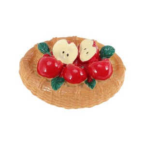 Unique Bargains Magnetic Refrigerator Sticker Yellow Red 1 Pc - 1 of 3