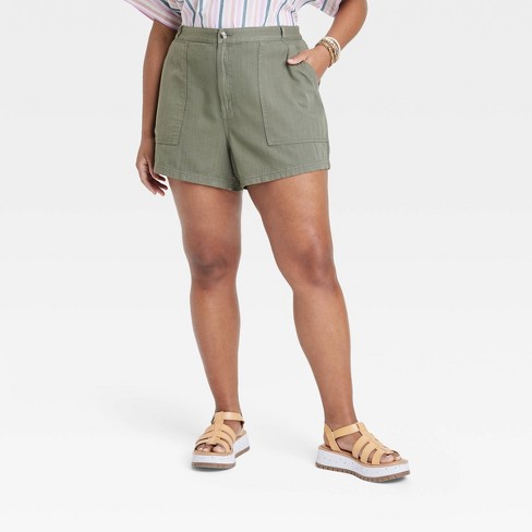 Utility store shorts womens