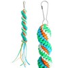 Bright Creations Lanyard String Boondoggle Kit with 10 Rolls (40 Yards Each) for Keychains and Bracelets (100 Total Pieces) - 4 of 4