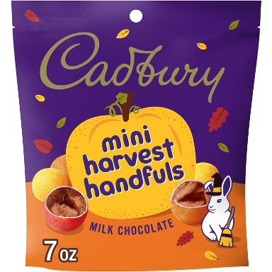 Cadbury Mini Harvest Handfuls Milk Chocolate Sugar Shell Fall Halloween Candy - 7oz