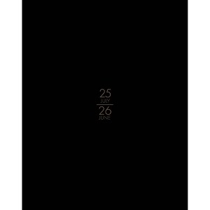 Willow Creek Press Black Academic July 2025 - June 2026 7.5"x9.5" Booklet Monthly Planner - 1 of 4
