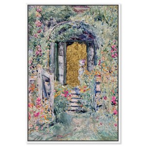 Art Remedy Golden Door Garden Impresionism Landscape Wall Art Framed - 1 of 4