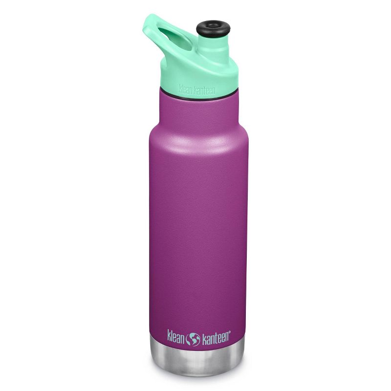 Klean Kanteen 12oz Kids' Classic Narrow Vacuum Insulated Stainless Steel Water Bottle with Sport Cap, 1 of 6
