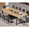 Tribesigns Large Meeting Table, Modern Rectangular Seminar Table - 2 of 4