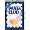 Trends International Reinders: Food - Pasta Club in Blue and Pink Framed Wall Poster Prints - 3 of 4