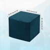 Unique Bargains Elastic Living Room Bedroom Square Foot Stool Cover - 2 of 4
