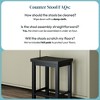 Now Furniture 24" Counter Stool, Wooden Backless Bar Height Kitchen Stool - 4 of 4