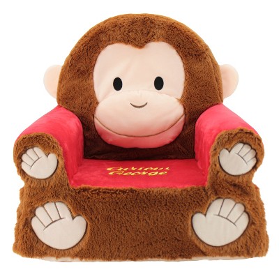 Animal Adventure Sweet Seat Curious George Children's Soft Chair